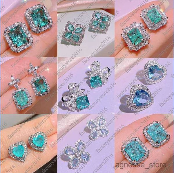 stud sterling heart stud earrings for women rose shining square elegant blue rings designer earring jewelry for r230616, Golden;silver
stud sterling heart stud earrings for women rose shining square elegant blue rings designer earring jewelry for r230616, Golden;silver