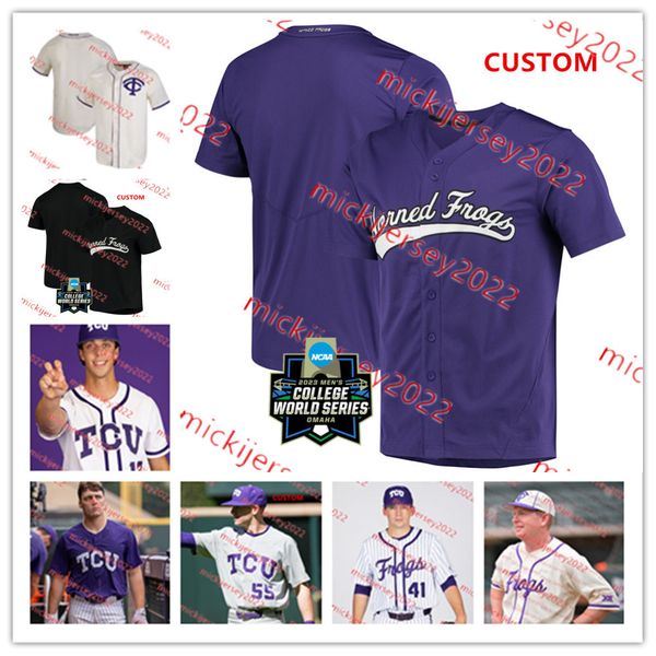 2023 cws tcu horned frogs baseball jersey cole fontenelle anthony silva mason speaker river ridings garrett wright calvin marley tcu jerseys, Black
2023 cws tcu horned frogs baseball jersey cole fontenelle anthony silva mason speaker river ridings garrett wright calvin marley tcu jerseys, Black