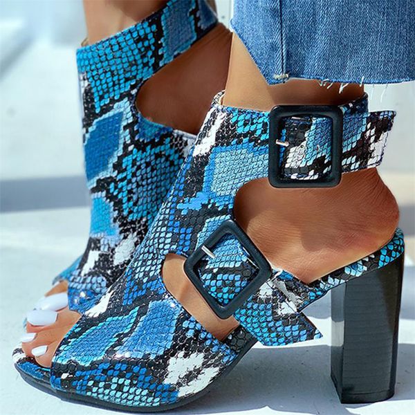 high heels party wedding woman sandals fashion snake printed womens summer shoes square heels 8 cm buckle strap pumps, Black
high heels party wedding woman sandals fashion snake printed womens summer shoes square heels 8 cm buckle strap pumps, Black