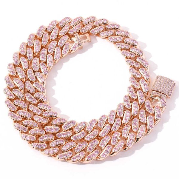 12mm white gold plated chocker necklace diamond iced out cuban link chain miami hip hop jewelry, Silver
12mm white gold plated chocker necklace diamond iced out cuban link chain miami hip hop jewelry, Silver