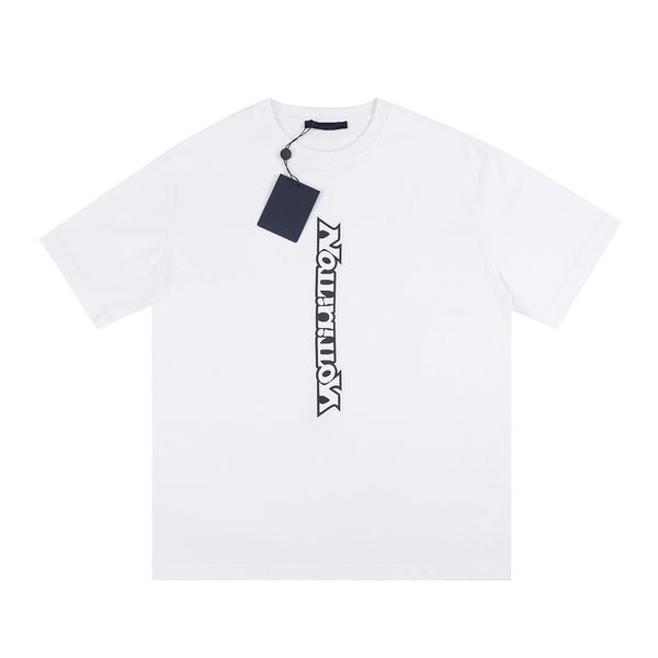 23ss new limited woman men's t-shirts couples high end classic letter printed short sleeve vacation summer beach fashion breathable sim, White;black
23ss new limited woman men's t-shirts couples high end classic letter printed short sleeve vacation summer beach fashion breathable sim, White;black