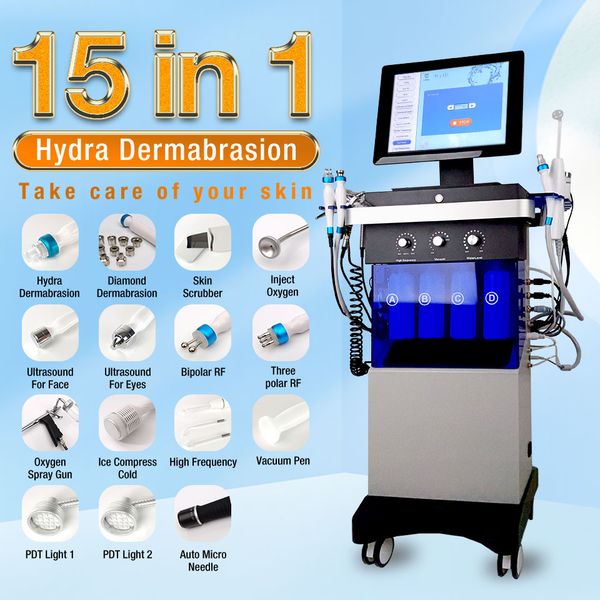 new 15 in 1 facial oxygen jet peel hydro dermabrasion pore shrink skin care blackhead remover hydrafacial machine beauty health
new 15 in 1 facial oxygen jet peel hydro dermabrasion pore shrink skin care blackhead remover hydrafacial machine beauty health