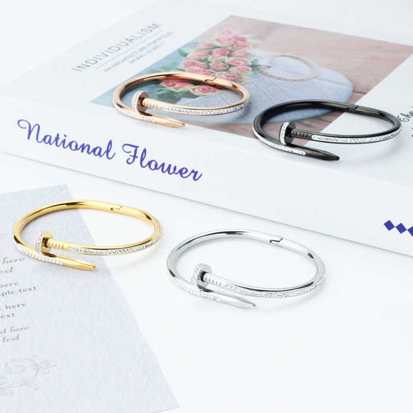 selling funds new ins wind nail titanium steel inlaid diamond card colorless bracelet women's light luxury versatile4r80, Black
selling funds new ins wind nail titanium steel inlaid diamond card colorless bracelet women's light luxury versatile4r80, Black