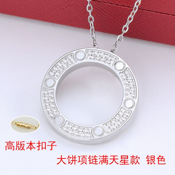 necklaces designer classic style womens pendant necklaces fashion luxury c design stainless steel 18k gold plated round shape necklace man&#, Silver
necklaces designer classic style womens pendant necklaces fashion luxury c design stainless steel 18k gold plated round shape necklace man&#, Silver