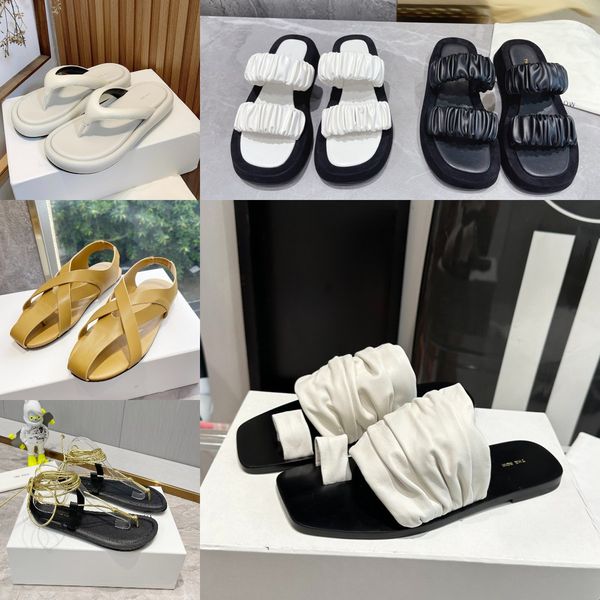 avery thong sandal designer women the row sandals luxury leather flip flops flat knot sandal shoes, Black
avery thong sandal designer women the row sandals luxury leather flip flops flat knot sandal shoes, Black