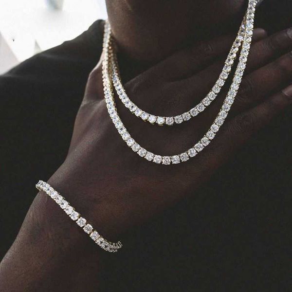 women men hip hop cubic zirconia tennis choker chain iced out jewelry 3mm diamond necklace, Silver
women men hip hop cubic zirconia tennis choker chain iced out jewelry 3mm diamond necklace, Silver
