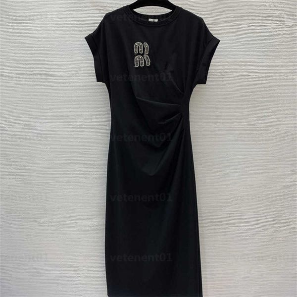 fashion long dress designer dresses for women heavy custom diamond beading logo side split waist skinny short-sleeved white black dress, Black;gray
fashion long dress designer dresses for women heavy custom diamond beading logo side split waist skinny short-sleeved white black dress, Black;gray