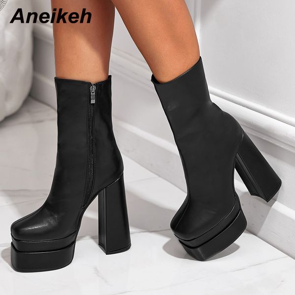 2023 classics black pu square toe platform high heel women rome shoes party career ankle zippers mid-calf chelsea boots
2023 classics black pu square toe platform high heel women rome shoes party career ankle zippers mid-calf chelsea boots
