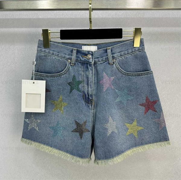 womens shorts designer versatile shorts colorful five-pointed star pattern super heavy ironing process denim short women designers clothes 0, White;black
womens shorts designer versatile shorts colorful five-pointed star pattern super heavy ironing process denim short women designers clothes 0, White;black