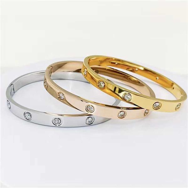 high-quality 6m card titanium steel bracelet clasp 10 diamonds fashion jewelry not fade versatile, Black
high-quality 6m card titanium steel bracelet clasp 10 diamonds fashion jewelry not fade versatile, Black