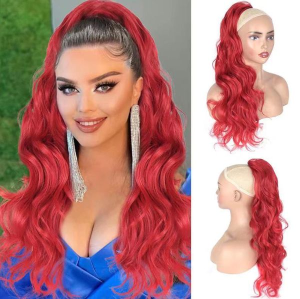 24-inch long curly wavy drawstring ponytail for women - variety of styles - easy to attach - perfect for all occasions - and affordable, Black
24-inch long curly wavy drawstring ponytail for women - variety of styles - easy to attach - perfect for all occasions - and affordable, Black