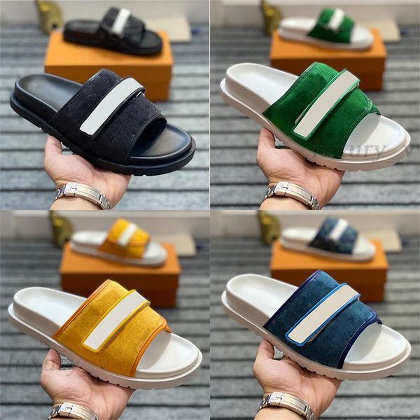 designer men slippers miami flip-flops pool pillow comfort mule sandals calfskin slides bom dia flat slides summer beach slipper, Black
designer men slippers miami flip-flops pool pillow comfort mule sandals calfskin slides bom dia flat slides summer beach slipper, Black