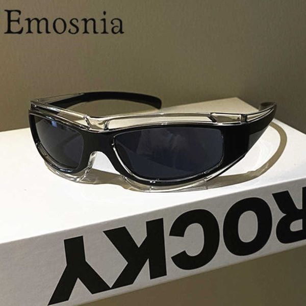 sunglasses emosnia 2000s aesthetic punk sunglasses men women stylish optical accessories y2k cool future technology trend goggles bicycle gl, White;black
sunglasses emosnia 2000s aesthetic punk sunglasses men women stylish optical accessories y2k cool future technology trend goggles bicycle gl, White;black