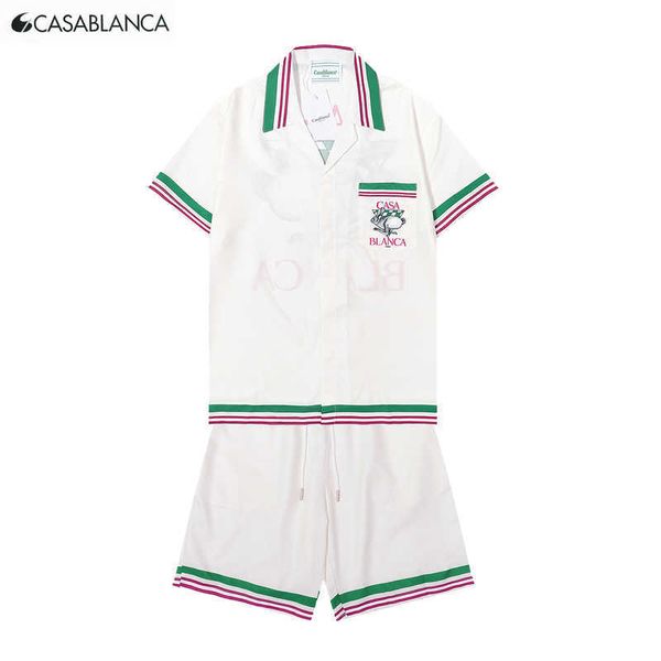 men's casual shirts casablanca set of men women rabbit printed pocket letters new full print contton short hawaiian shirt, White;black
men's casual shirts casablanca set of men women rabbit printed pocket letters new full print contton short hawaiian shirt, White;black