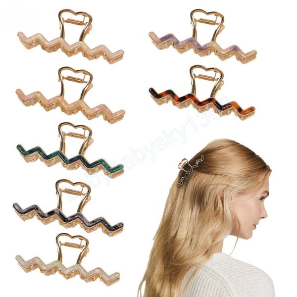 10.5cm woman metal acetate wave design hair claws barrettes ladies hairpins washing face hairgrip girls fashion hair accessories, Slivery;white
10.5cm woman metal acetate wave design hair claws barrettes ladies hairpins washing face hairgrip girls fashion hair accessories, Slivery;white