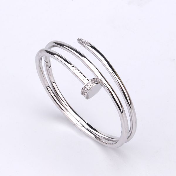 sliver gold love bracelet nail bangle bracelet diamonds chain designer for women men lovers couple designer wedding party thanksgiving valen, Black
sliver gold love bracelet nail bangle bracelet diamonds chain designer for women men lovers couple designer wedding party thanksgiving valen, Black