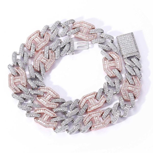 wholesale cuban chain hip hop white gold plated cz miami link iced out necklace, Silver
wholesale cuban chain hip hop white gold plated cz miami link iced out necklace, Silver