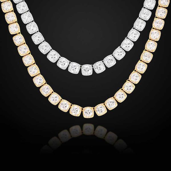 wholesale hip hop jewelry 11mm gold plated brass cushion cut aaaaa cz diamond iced out tennis chain men necklace, Silver
wholesale hip hop jewelry 11mm gold plated brass cushion cut aaaaa cz diamond iced out tennis chain men necklace, Silver