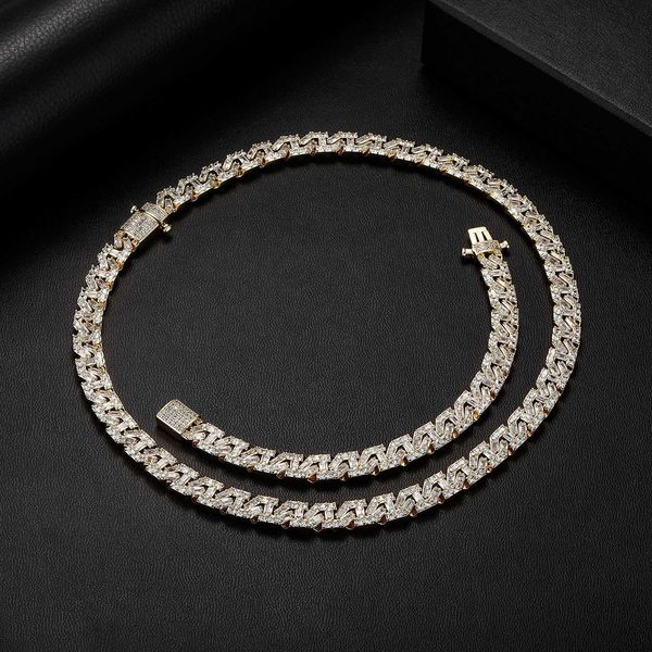 cn10044 9mm hiphop bling jewelry diamond iced out collana 18k cuban link chain necklace rapper 18 inches for men women, Silver
cn10044 9mm hiphop bling jewelry diamond iced out collana 18k cuban link chain necklace rapper 18 inches for men women, Silver