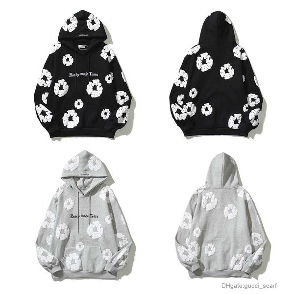 men's hoodies sweatshirts autumn/winter new kapok 3d foam printing embroidered hoodie sweater coat, Black
men's hoodies sweatshirts autumn/winter new kapok 3d foam printing embroidered hoodie sweater coat, Black