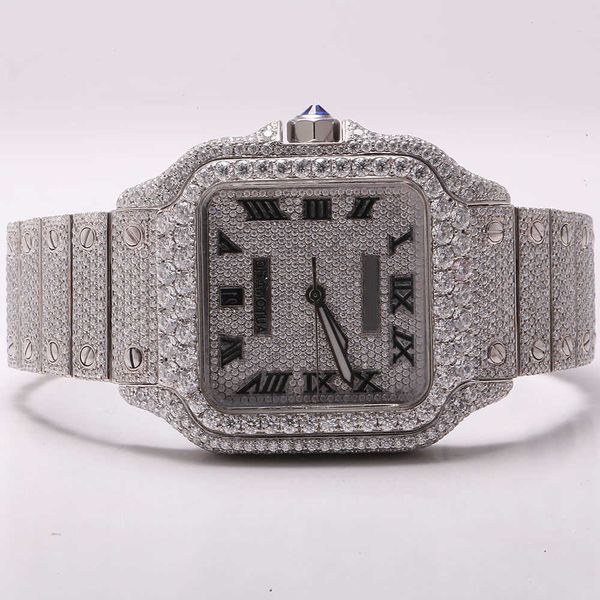 premium vvs brand custom dign hip hop men woman hand set lced out diamond moissanite watch40mezvqv, Silver
premium vvs brand custom dign hip hop men woman hand set lced out diamond moissanite watch40mezvqv, Silver