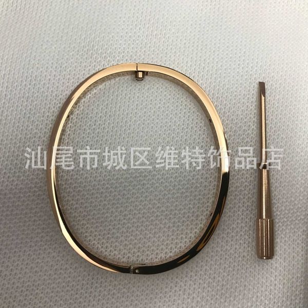 original card narrow version sixth generation screwdriver titanium steel bracelet eternal ring love18k rose gold loversjx4d, Black
original card narrow version sixth generation screwdriver titanium steel bracelet eternal ring love18k rose gold loversjx4d, Black