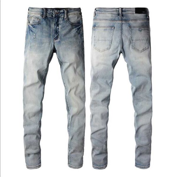 mens designer distressed slim pants ripped biker motorcycle denim for fashion luxury jean embroidery ###, Blue
mens designer distressed slim pants ripped biker motorcycle denim for fashion luxury jean embroidery ###, Blue