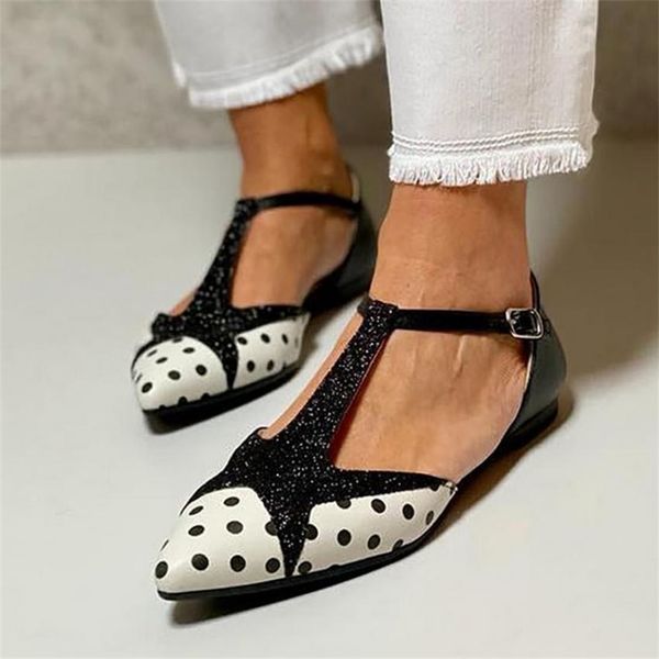 flat women sandal 2023 summer sequined polka dot casual women shoes t buckle hollow pointed toe mueller shoes dropshopping, Black
flat women sandal 2023 summer sequined polka dot casual women shoes t buckle hollow pointed toe mueller shoes dropshopping, Black
