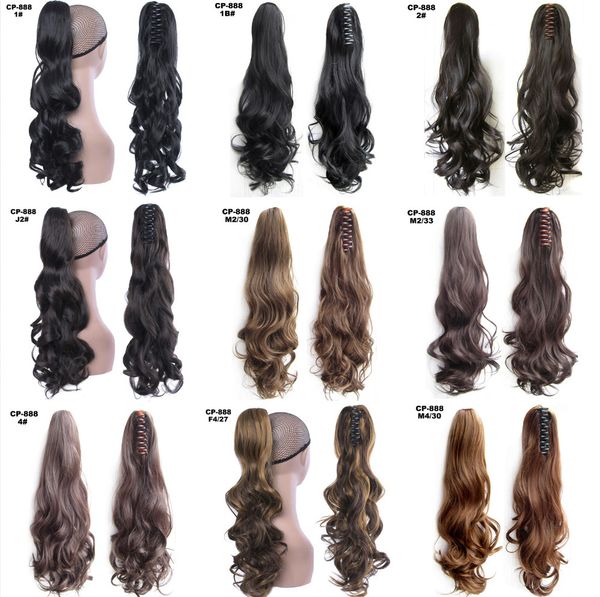 22-inch synthetic claw clip curly ponytail - large wavy tiger claw ponytail - multiple styles available - instantly enhance your hairstyle, Black
22-inch synthetic claw clip curly ponytail - large wavy tiger claw ponytail - multiple styles available - instantly enhance your hairstyle, Black