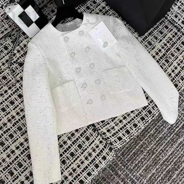 women's jackets designer new 2023 spring brand jacket fashion high-end autumn winter chains tweed coat leisure sequins coat cardigan bi, Black;brown
women's jackets designer new 2023 spring brand jacket fashion high-end autumn winter chains tweed coat leisure sequins coat cardigan bi, Black;brown