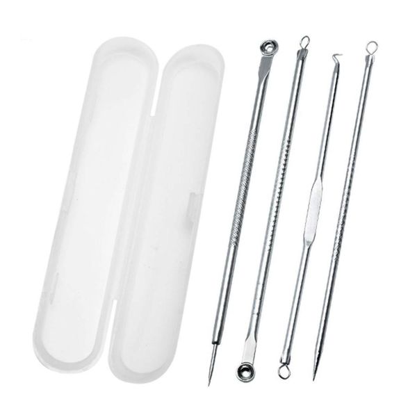 4 pcs / set blackhead comedone acne grain defect vacuum extractor blackhead remover tool spoon for skin care
4 pcs / set blackhead comedone acne grain defect vacuum extractor blackhead remover tool spoon for skin care