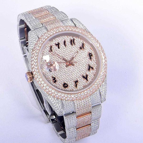 wristwatches diamond mens watch automatic mechanical watch 41mm with diamond-studded steel women fashion wristwatch bracelet montre derrrm, Silver
wristwatches diamond mens watch automatic mechanical watch 41mm with diamond-studded steel women fashion wristwatch bracelet montre derrrm, Silver