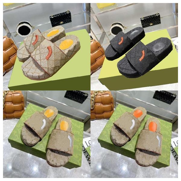 luxury designer sandal thick sole men and women slide wedge sport style rainbow summer women slide platform embroidered print canvas jointly, Black
luxury designer sandal thick sole men and women slide wedge sport style rainbow summer women slide platform embroidered print canvas jointly, Black