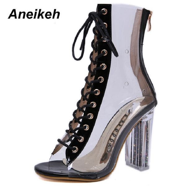 2023 fashion sandals women pu gladiator transparent square high heels womens shoes shallow dress office size 35-40, Black
2023 fashion sandals women pu gladiator transparent square high heels womens shoes shallow dress office size 35-40, Black