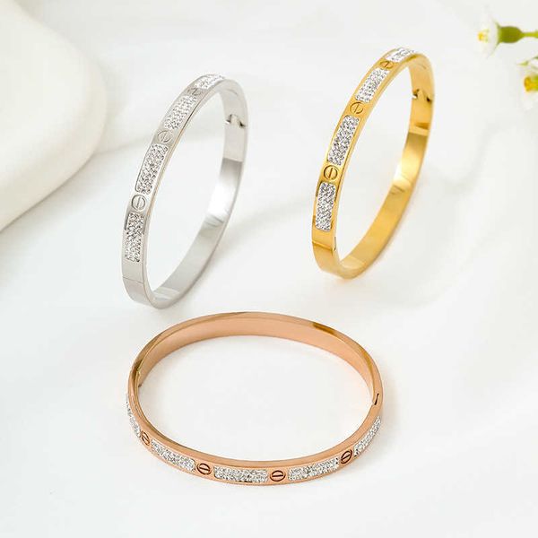 original new titanium steel full sky star nail card bracelet women's exquisite live broadcast stainless, Black
original new titanium steel full sky star nail card bracelet women's exquisite live broadcast stainless, Black