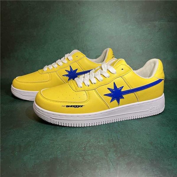 starwalk yellow and blue meteor shoes small fashion brand versatile casual skate shoe for men and women star sports shoes, Black
starwalk yellow and blue meteor shoes small fashion brand versatile casual skate shoe for men and women star sports shoes, Black