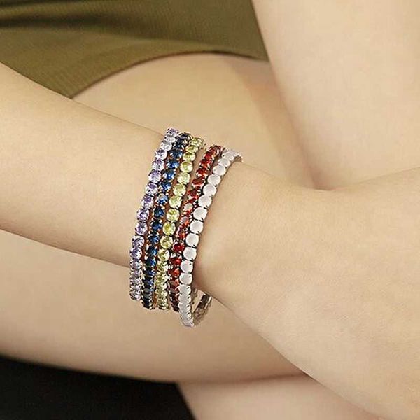 rainbow classic stainless steel cubic zircon tennis bracelet pink stone jewelry for women fashion jewelry bracelets, Silver
rainbow classic stainless steel cubic zircon tennis bracelet pink stone jewelry for women fashion jewelry bracelets, Silver