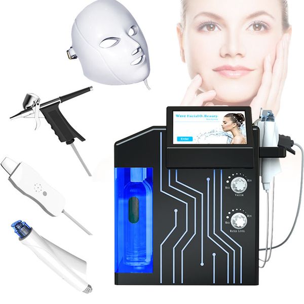 4 in 1 portable hydro water bubble facial mask diamond dermabrasion glow facial machine spa device