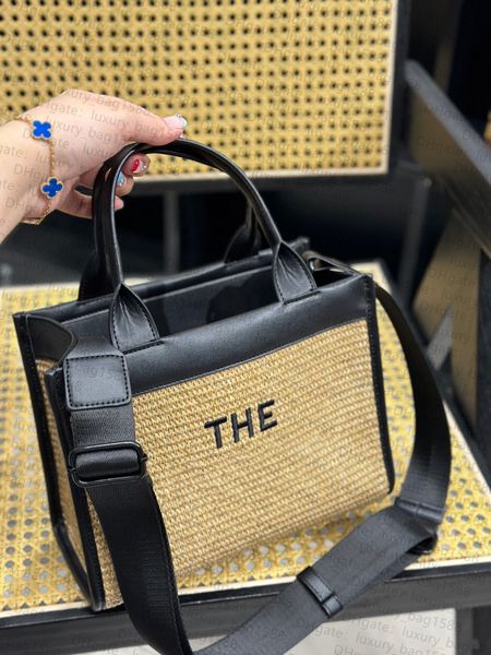 designer tote bag straw woven bag genuine leather material women's large capacity shopping bag classic handbag black letter flap design
designer tote bag straw woven bag genuine leather material women's large capacity shopping bag classic handbag black letter flap design