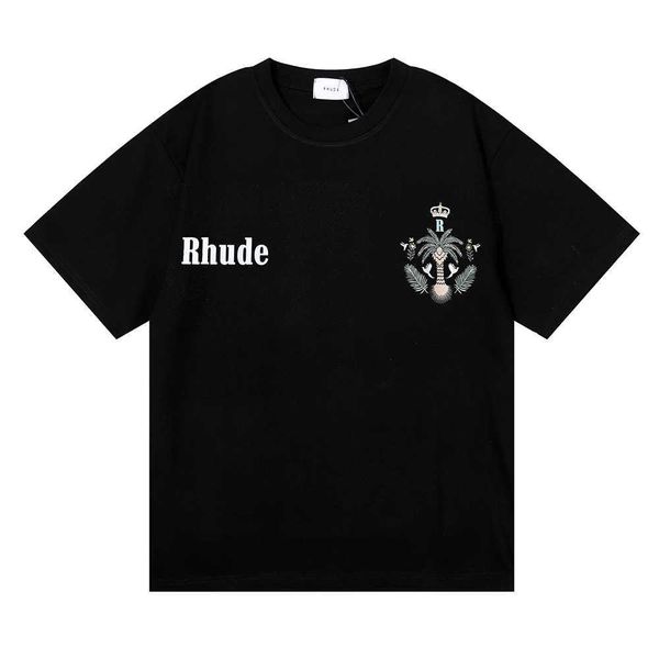 men's t-shirts craftsmanship rhudes summer fashion designer summer new rhude las palmas coconut crown print pure cotton casual short sl, White;black
men's t-shirts craftsmanship rhudes summer fashion designer summer new rhude las palmas coconut crown print pure cotton casual short sl, White;black