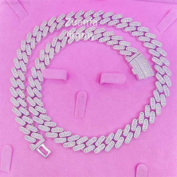 custom made solid back 13mm width necklace jewelry s925 pass diamond tester flawless moissanite man, Silver
custom made solid back 13mm width necklace jewelry s925 pass diamond tester flawless moissanite man, Silver