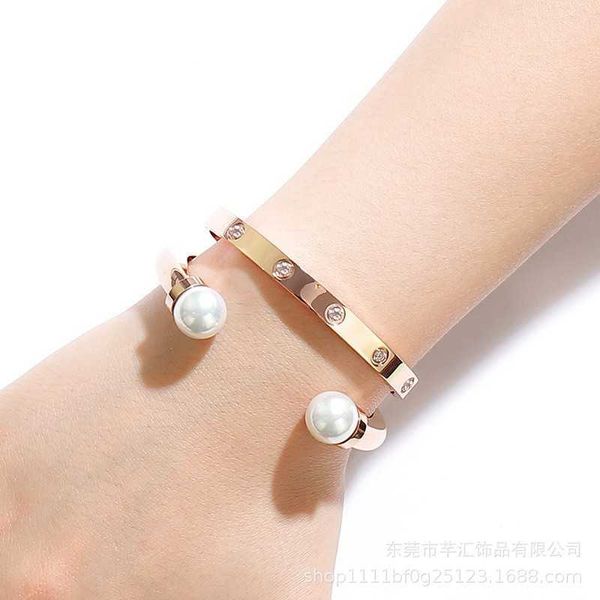 designer new stainless steel bracelet family fashion couple trend live broadcast room ten diamonds starniau, Black
designer new stainless steel bracelet family fashion couple trend live broadcast room ten diamonds starniau, Black