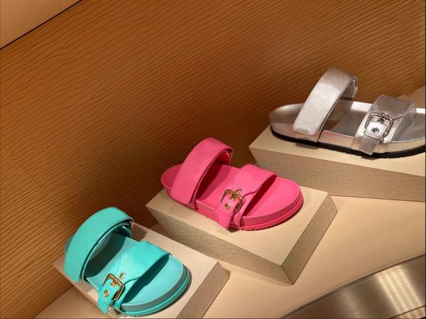 designer slipper bom dia flat mule 1a3r5m cool effortlessly new style stylish slides straps with adjusted gold buckles women summer slippers, Black
designer slipper bom dia flat mule 1a3r5m cool effortlessly new style stylish slides straps with adjusted gold buckles women summer slippers, Black