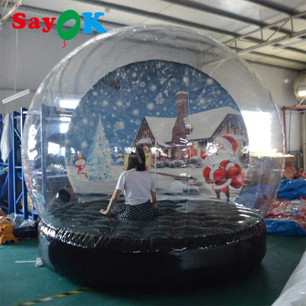 sayok christmas decoration inflatable snow globe bubble transparent bubble tent with printed background blower and pump
sayok christmas decoration inflatable snow globe bubble transparent bubble tent with printed background blower and pump