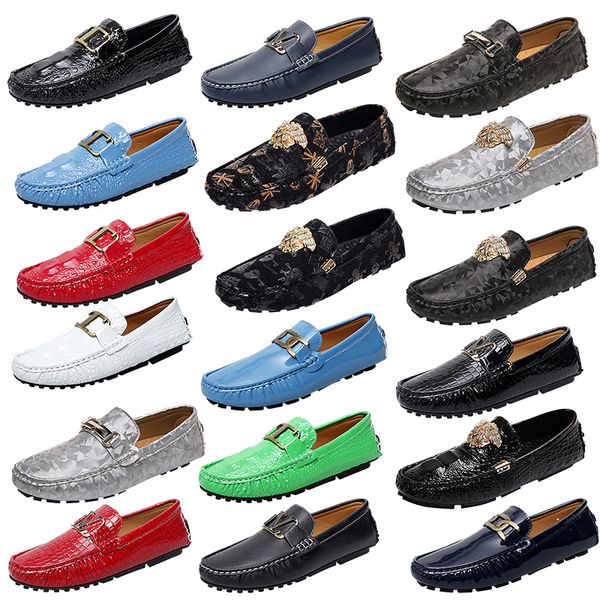luxury brand business dress shoes hand-stitched loafers low heel round head v horse rank buckle decorative grey black leather shoes size 35-
luxury brand business dress shoes hand-stitched loafers low heel round head v horse rank buckle decorative grey black leather shoes size 35-