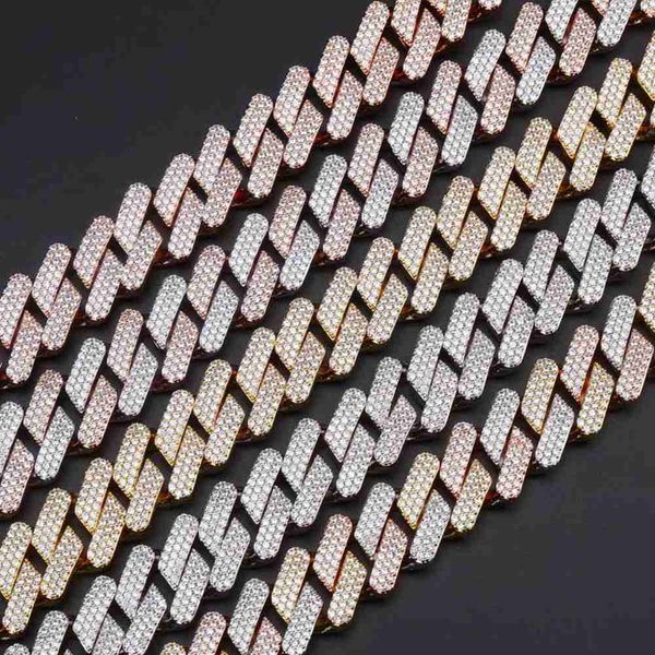 20mm bling heavy duty prong cuban link chain miami iced out jewelry necklace, Silver
20mm bling heavy duty prong cuban link chain miami iced out jewelry necklace, Silver