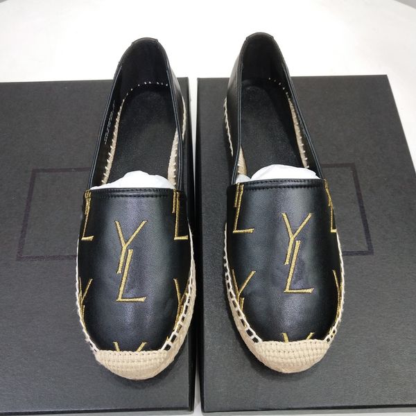 Women's Espadrille Flats – Embroidered Casual