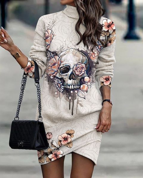 autumn and winter new women's dress in europe and america long sleeve high neck printed irregular women's dress s--3xl, Black;gray
autumn and winter new women's dress in europe and america long sleeve high neck printed irregular women's dress s--3xl, Black;gray