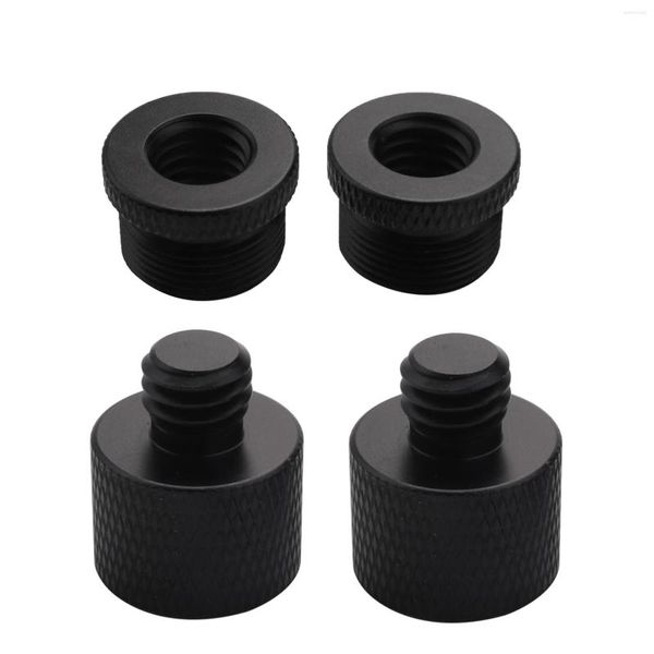 Image of Microphones 4 Pcs Mic Thread Adapter 5/8 Female To 3/8 Male And Screw For Stand Mount