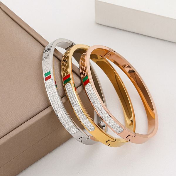 luxury red green enameled stainless steel bangle bracelet jewelry for women gift, Black
luxury red green enameled stainless steel bangle bracelet jewelry for women gift, Black
